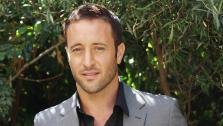 Alex OLoughlin appears at a press conference for Hawaii Five-0 in Beverly Hills, California on Sept. 23, 2013. He and Malia Jones, mother of his second child, wed in April 2014. - Provided courtesy of Munawar Hosain / Startraksphoto.com