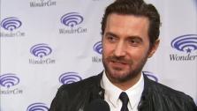 Richard Armitage of The Hobbit fame talks about the 2014 movie The Hobbit: There and Back Again at the WonderCon Anaheim 2014 convention in Anaheim, California on April 19, 2014. He plays Thorin in Peter Jacksons trilogy. - Provided courtesy of OTRC