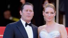 Uma Thurman and Arpad Busson appear at the 2013 Cannes Film Festival in Cannes, France on May 26, 2013. It was reported on April 22, 2014 that the on-again, off-again couple, who share a daughter, had called off their engagement. - Provided courtesy of Briquet-Hahn-Marechal / Abaca / Startraksphoto.com
