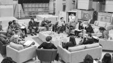 The Star Wars: Episode VII cast includes John Boyega, Daisy Ridley, Adam Driver, Oscar Isaac, Andy Serkis, Domhnall Gleeson, Max von Sydow, Harrison Ford, Carrie Fisher, Mark Hamill, Anthony Daniels, Peter Mayhew and Kenny Baker. - Provided courtesy of Lucasfilm / facebook.com/StarWars