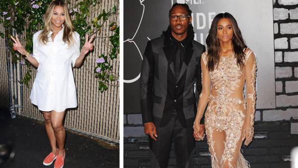 A pregnant Ciara appears at the 2014 Safe Day Kids event in Los Angeles on April 5, 2014. / Future and Ciara appear at the 2013 MTV Video Music Awards in New York on Aug. 25, 2013. - Provided courtesy of Lionel Hahn / Abaca / Humberto Carreno / Startraksphoto.com A pregnant Ciara appears at the 2014 Safe Day Kids event in Los Angeles on April 5, 2014. / Future and Ciara appear at the 2013 MTV Video Music Awards in New York on Aug. 25, 2013. - Provided courtesy of Lionel Hahn / Abaca / Humberto Carreno / Startraksphoto.com