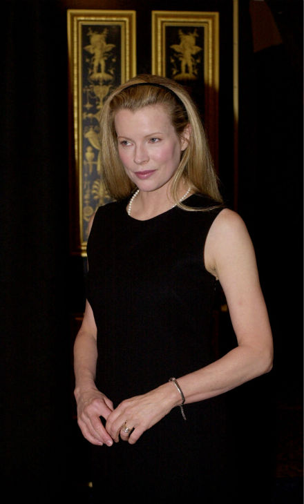 Kim Basinger arrives at the Sony luncheon during...