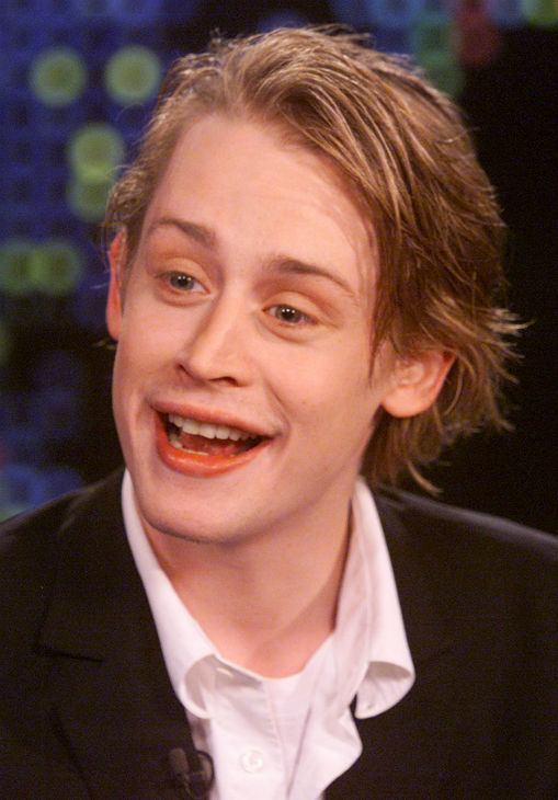 Actor Macaulay Culkin is shown during an...
