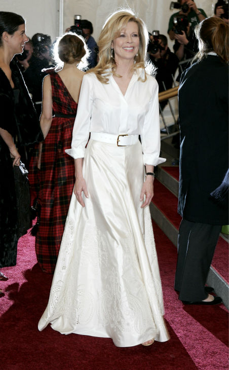 Kim Basinger arrives at the Costume Institute...