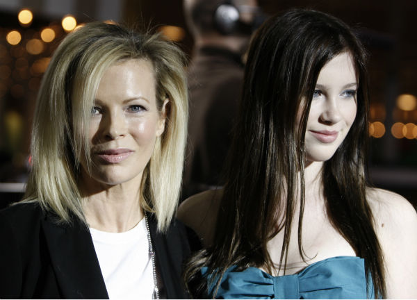 Kim Basinger, left, and her daughter, Ireland...