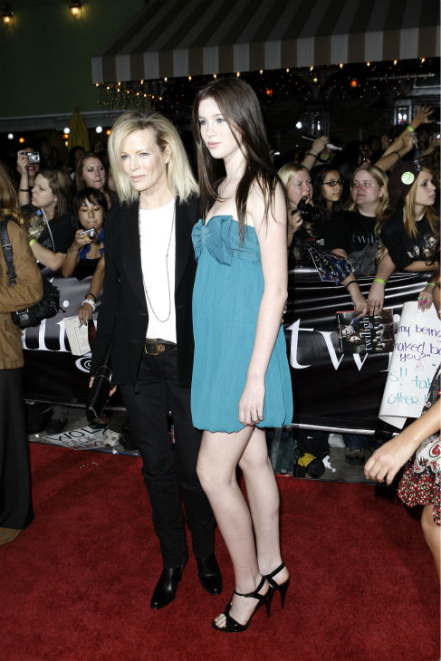 Kim Basinger, left, and her daughter, Ireland...