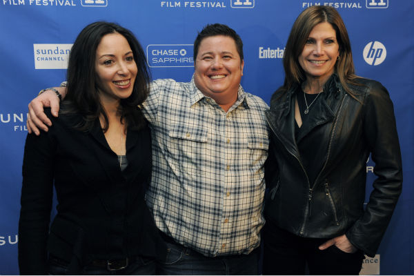 Chaz Bono, center, subject of the Oprah Winfrey...