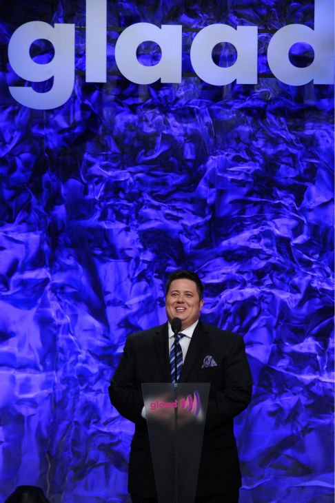 Chaz Bono speaks at The 22nd Annual Glaad Media...