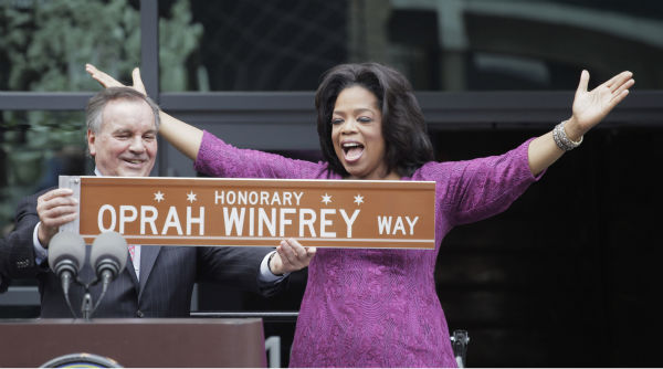 Chicago Mayor Richard M. Daley presents TV...