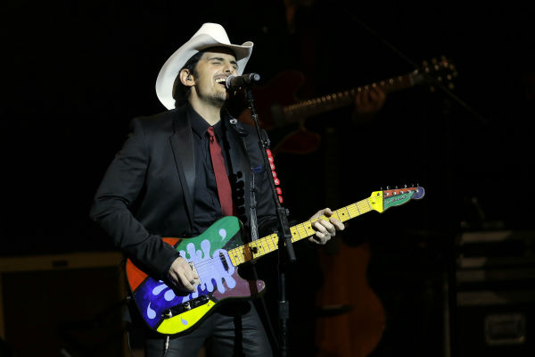 Brad Paisley performs during the Inaugural Ball...