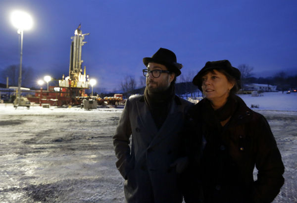 Sean Lennon and actress Susan Sarandon visit to...
