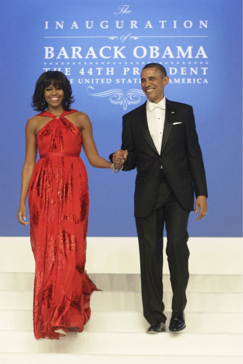 President Barack Obama and First Lady Michelle...