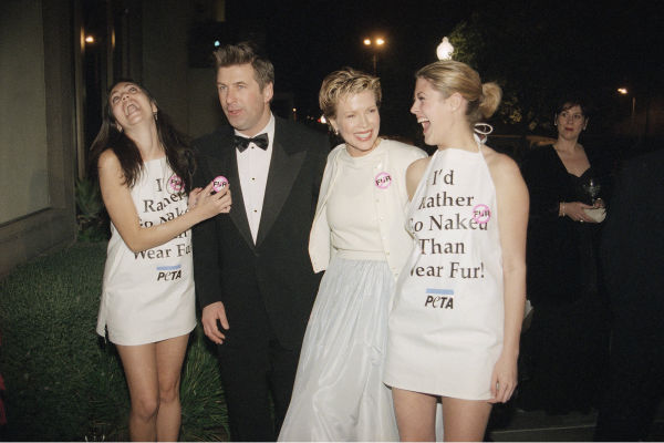 Janet Friedman, far left, and Carla Commagere,...