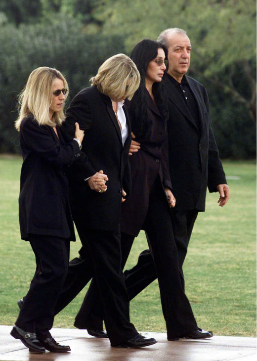 Cher, third from left, and her daughter...
