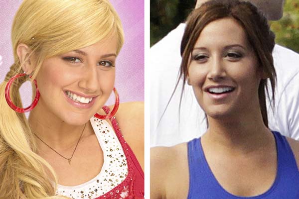 Pictured: To the left, Ashley Tisdale appears in...