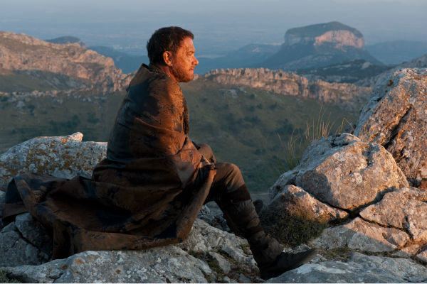 Tom Hanks appears as Zachry in a scene from the...