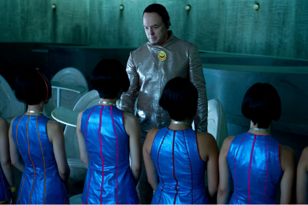 Hugh Grant appears as Seer Rhee in a scene from...