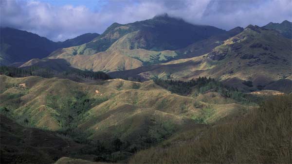 A view of Western Fiji is seen in this photo...