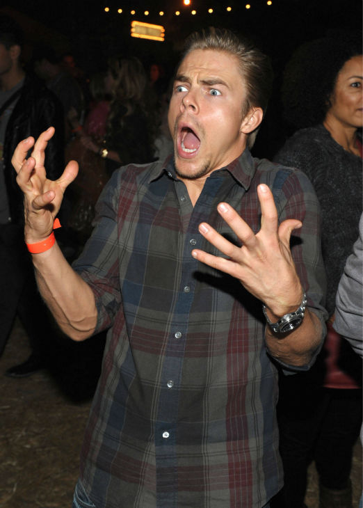 Derek Hough of 'Dancing With The Stars' attends...