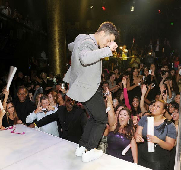Joe Jonas performs his solo debut album...