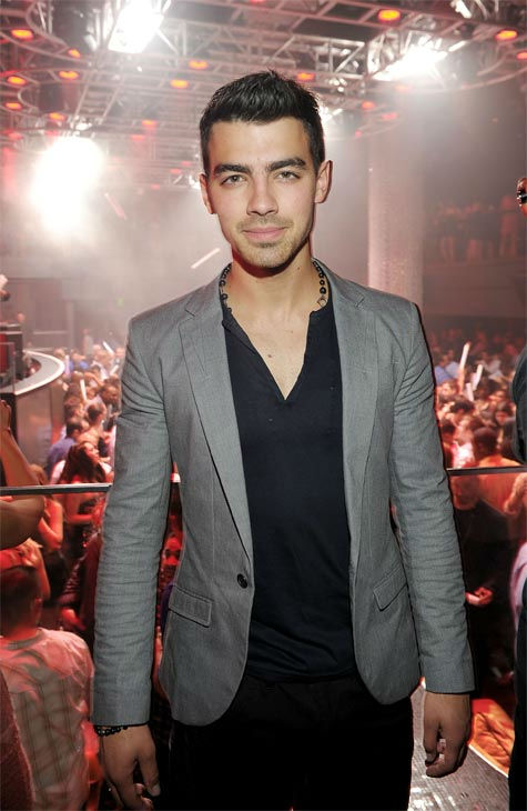 Joe Jonas attends HAZE Nightclub for his...