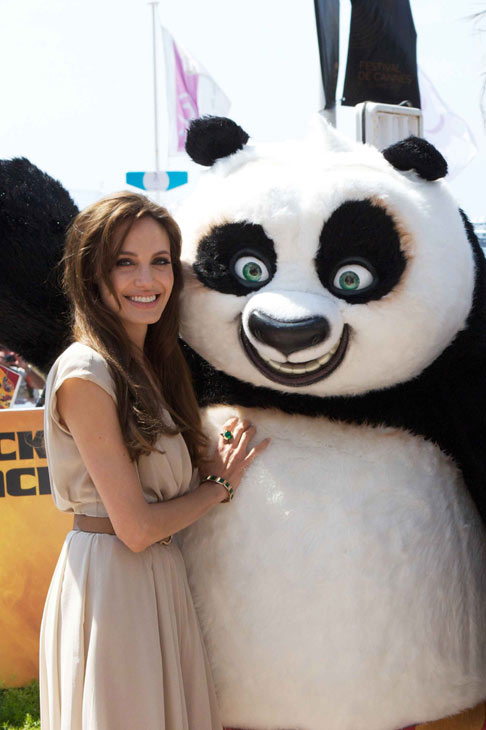 Angelina Jolie dazzles the crowds at a photo...