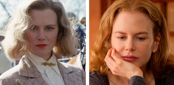Pictured: To the left, Nicole Kidman appears in...