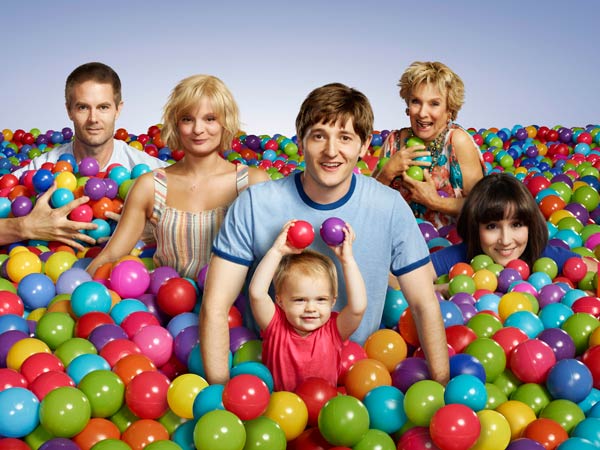 (Pictured: The cast from 'Raising Hope' appear...