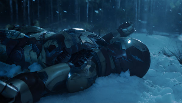 Tony Stark/Iron Man (Robert Downey Jr.) appears...