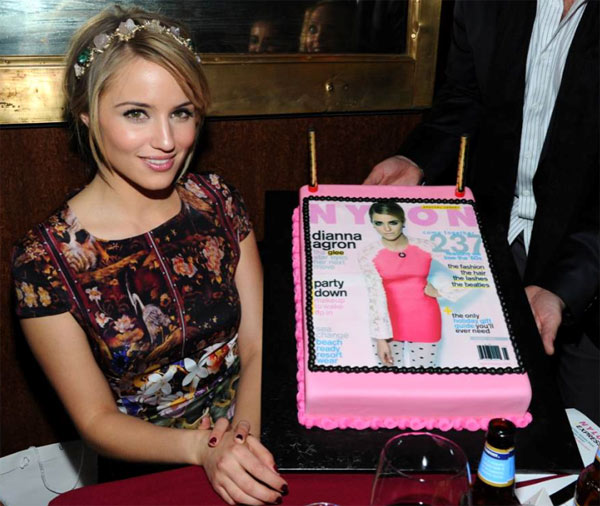 Dianna Agron of 'Glee' appears at Nylon...