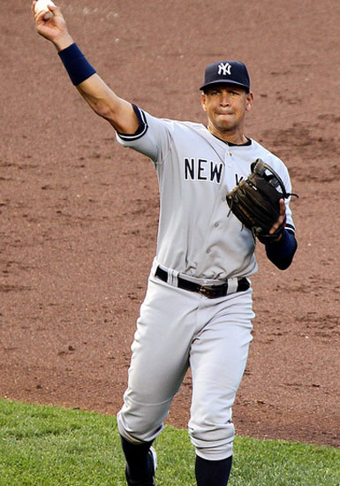 Alex Rodriguez appears in a photo during a New...
