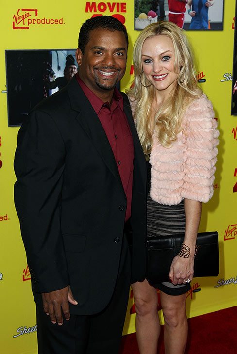Alfonso Ribeiro, left, and Angela Unkrich attend the premiere of 