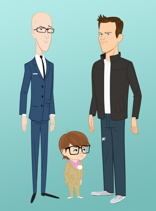 Still image of the cast from 'Allen Gregory.'