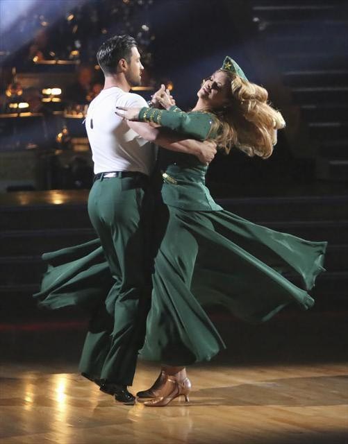 Actress Kirstie Alley and her partner Maksim Chmerkovskiy received 27 out of 30 points from the judges for their Viennese Waltz on 'Dancing With The Stars: All-Stars,' which aired on November 12, 2012.