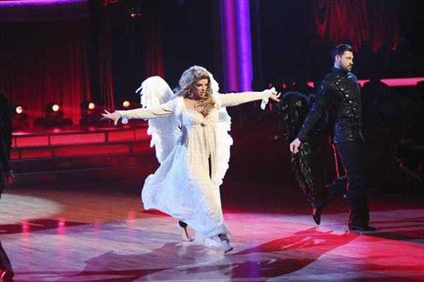 Actress Kirstie Alley and her dance partners...