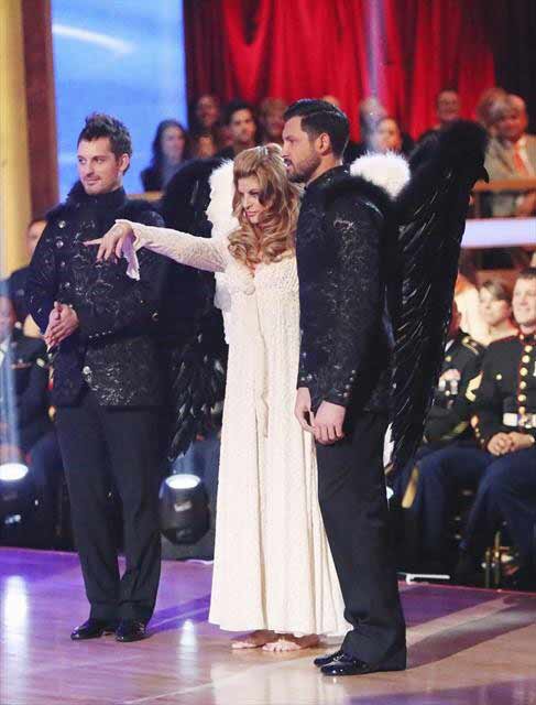 Actress Kirstie Alley and her dance partners...