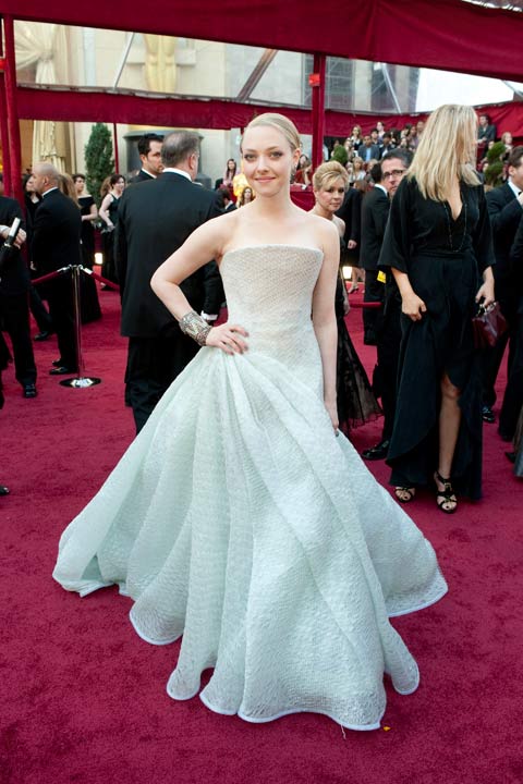 Academy Award presenter Amanda Seyfried arrives...