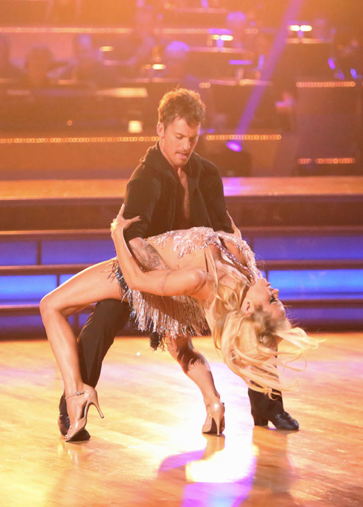 Pamela Anderson and Tristan MacManus appear in a...