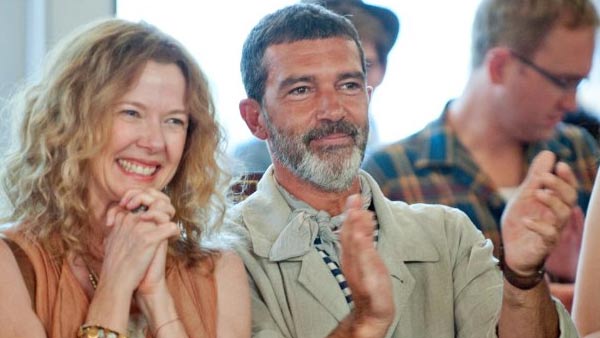 Antonio Banderas appears in a scene from the...
