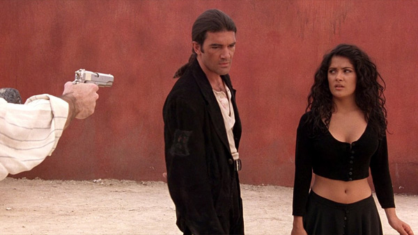 Salma Hayek and Antonio Banderas appear in a...