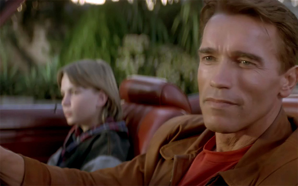 Arnold Schwarzenegger appears in a scene from...
