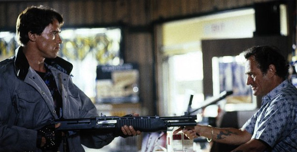 Arnold Schwarzenegger appears in a scene from...