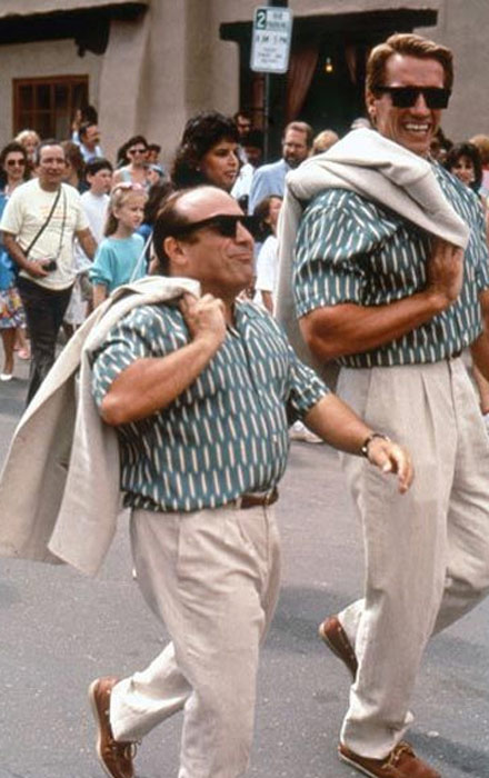 Arnold Schwarzenegger appears in a still from...