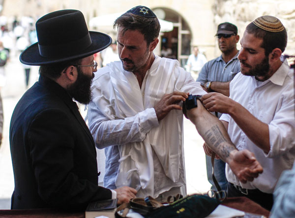 David Arquette celebrates his bar mitzvah at the...