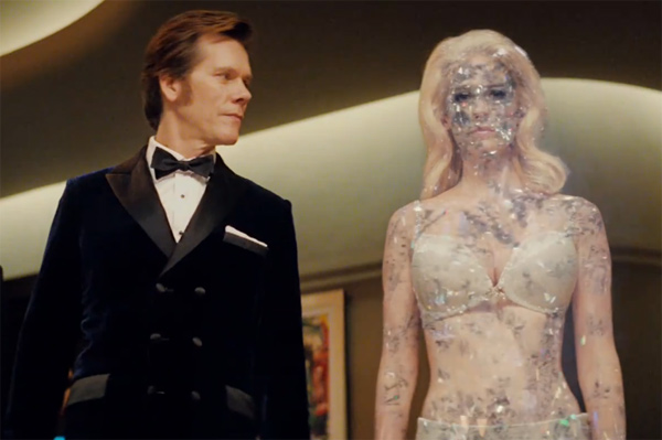 Kevin Bacon (Sebastian Shaw) and January Jones...