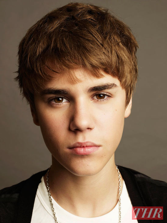 Justin Bieber pictured in a behind-the-scenes...