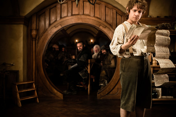 Martin Freeman appears as Bilbo Baggins in New...