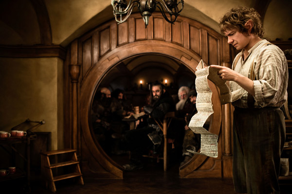 Martin Freeman appears as Bilbo Baggins in New...