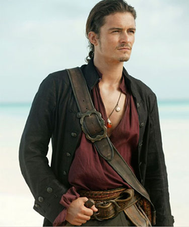 Orlando Bloom in a scene from the film, 'Pirates of the Caribbean: At World's End.'