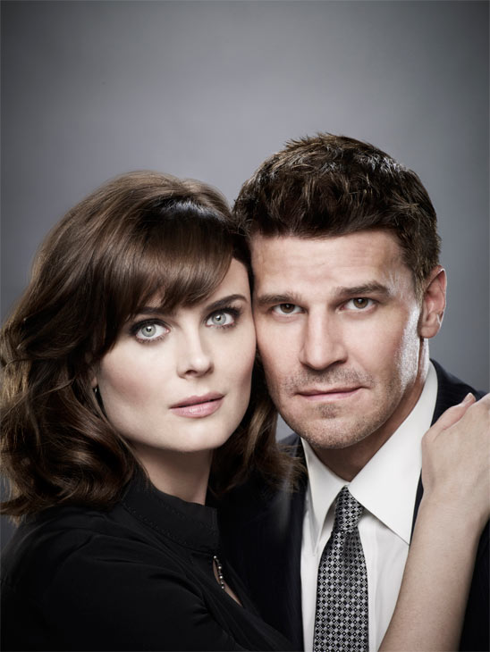 Emily Deschanel and David Boreanaz appear in a...